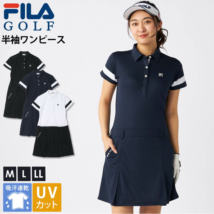 楽天市場】【在庫処分!】 FILA GOLF フィラゴルフ 半袖 ワンピース 