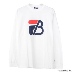 FILA フィラ BE:FIRST Tシャツ 長袖 メンズ レディース ブランド ロンT クルーネック 綿100% ノベルティ付き 韓国 正規品 BIGロゴプリント おしゃれ シンプル コラボ M L ゆったり ブラック 黒 ホワイト 白 ワイン 赤 学生 ビーファースト karlas