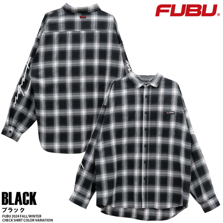 楽天市場】FUBU フブ チェックシャツ メンズ 長袖 秋 冬 ワイシャツ 