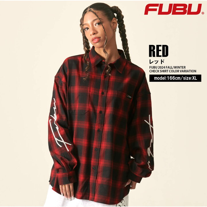 楽天市場】FUBU フブ チェックシャツ メンズ 長袖 秋 冬 ワイシャツ 