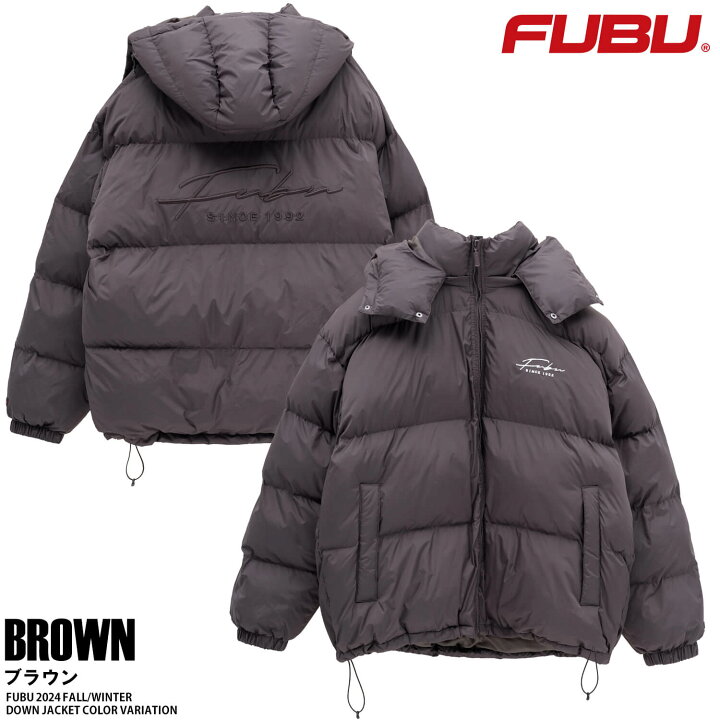 楽天市場】【20%OFFセール】 FUBU フブ ダウンジャケット メンズ 長袖 