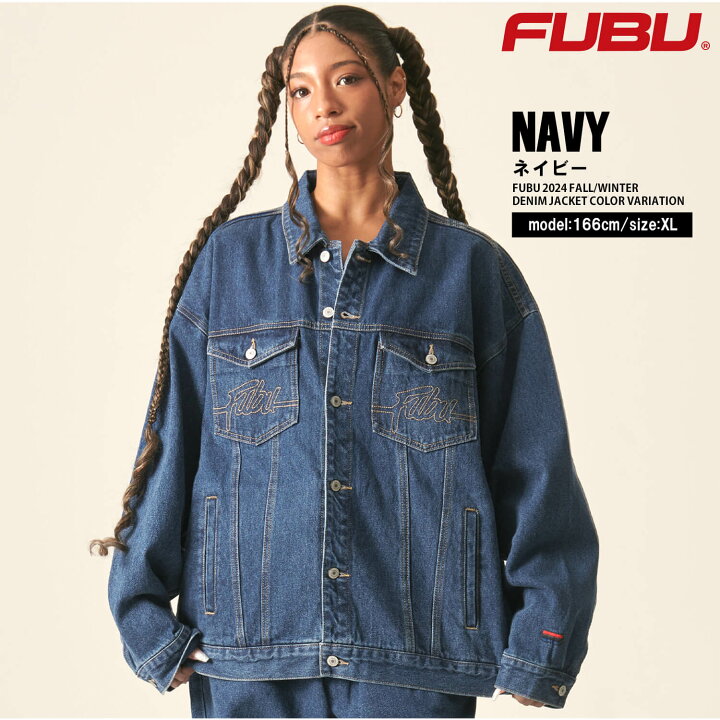 楽天市場】FUBU フブ デニムジャケット Gジャン メンズ レディース 