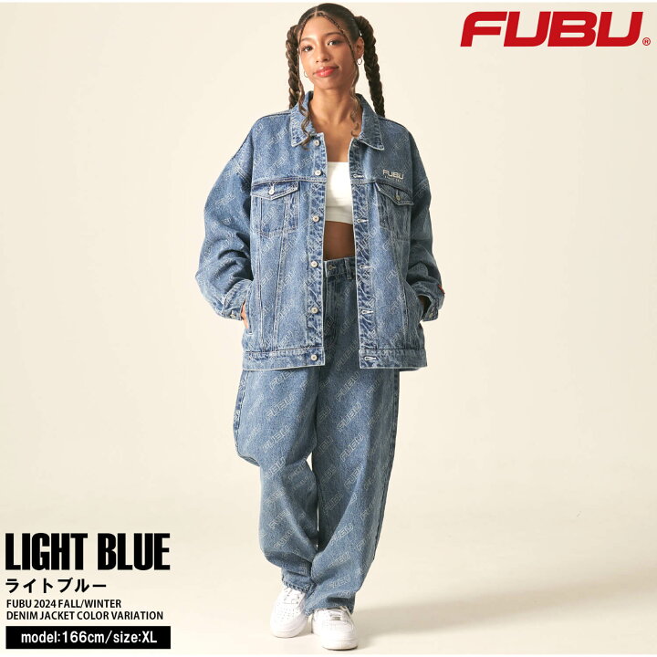 楽天市場】FUBU フブ デニムジャケット アウター 長袖 Gジャン メンズ 
