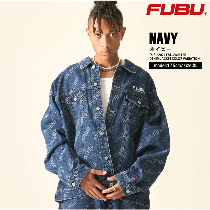 楽天市場】【30日まで クーポンで10%OFF】 FUBU フブ デニムジャケット 