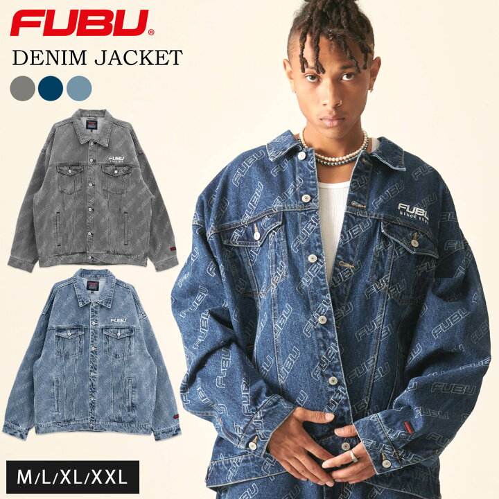 楽天市場】【30日まで クーポンで10%OFF】 FUBU フブ デニムジャケット 