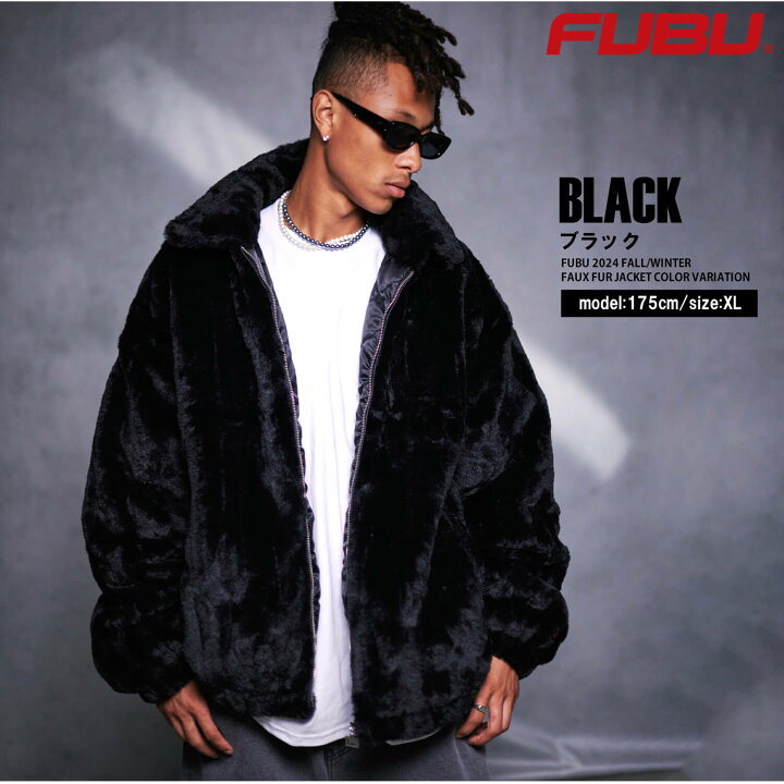 楽天市場】【在庫売り尽くし!】 FUBU フブ フェイクファージャケット 