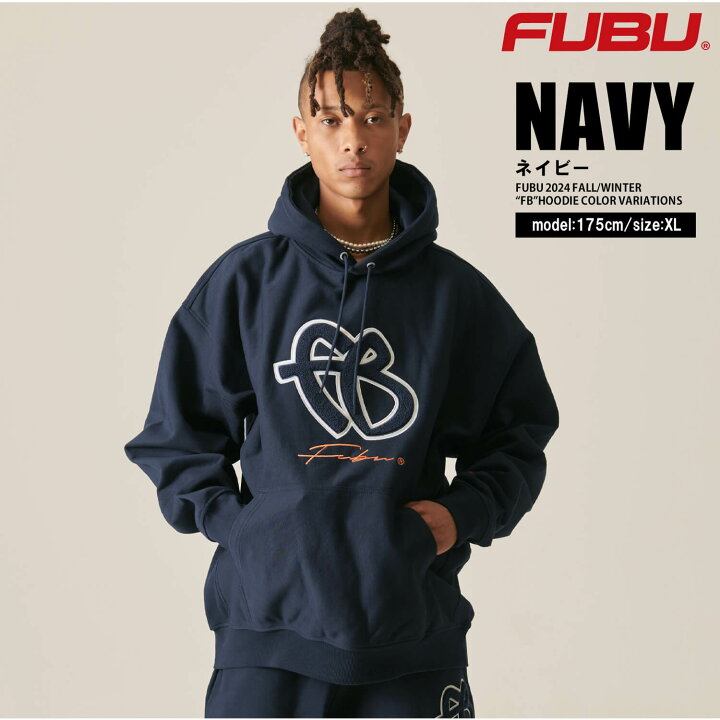 楽天市場】FUBU フブ パーカー メンズ 長袖 スウェット フーディ 秋 冬 