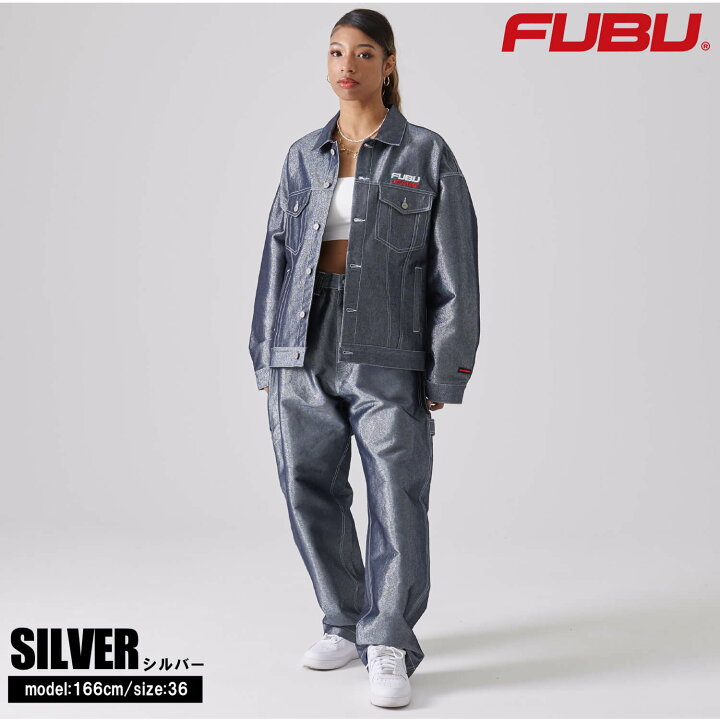 楽天市場】FUBU フブ デニムパンツ メンズ ロングパンツ ワイドパンツ