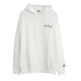 【40%OFFセール】 FILA フィラ パーカー 裏毛 メンズ レディース フーディ ワンポイント カレッジロゴ ビックシルエット ドロップショルダー オーバーサイズ 大きめ ゆったり ドロップショルダー 韓国 おしゃれ カジュアル ユニセックス リブ 冬 春 秋 ピンク 別注