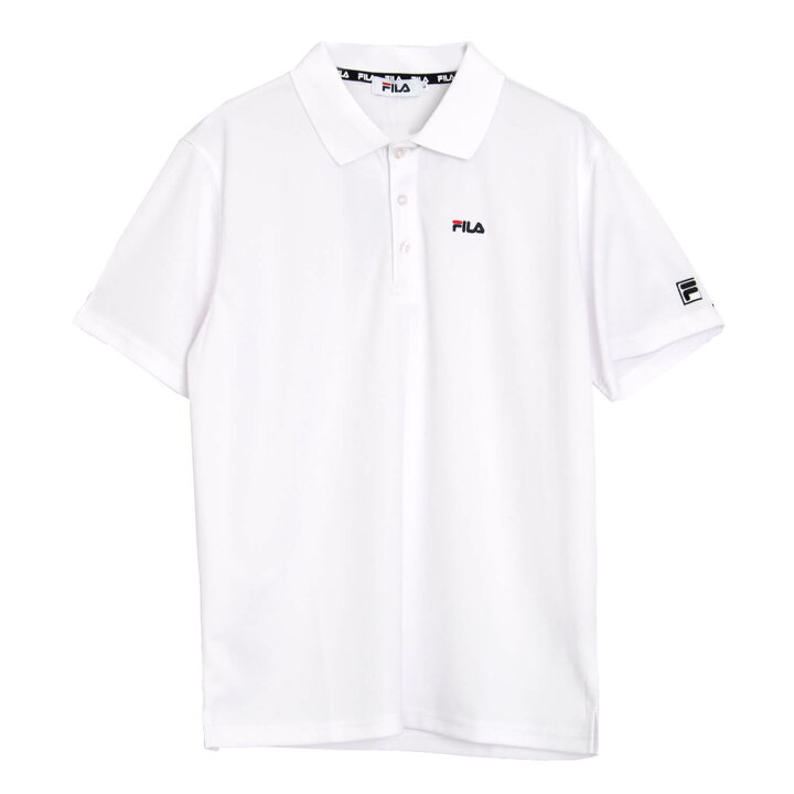 楽天市場】FILA フィラ ポロシャツ メンズ レディース 半袖 ボタン  
