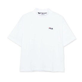 【楽天スーパーSALE限定 10%OFF】 FILA フィラ tシャツ レディース メンズ 半袖 ブランド ゆったり カジュアル おしゃれ スポーツ 無地 ロゴt トップス カットソー モックネック 春夏 ロゴ ティーシャツ 無地 白 黒 ホワイト ブラック くすみカラー M L karlas