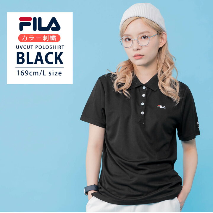 楽天市場】FILA フィラ ポロシャツ 半袖 レディース UVカット 紫外線 