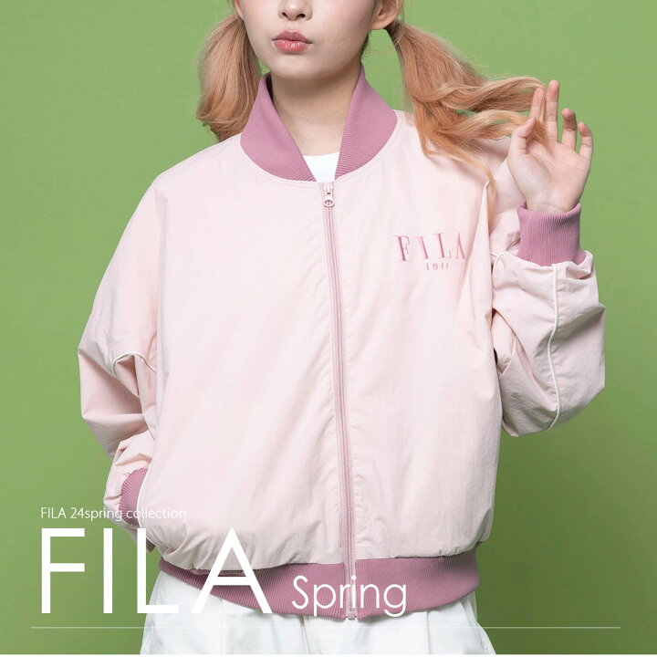 楽天市場】FILA フィラ ナイロンジャケット ブルゾン ジャケット 