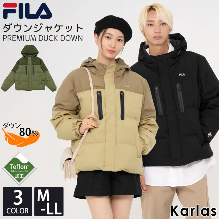 楽天市場】【在庫処分!】 FILA フィラ ダウンジャケット アウター 