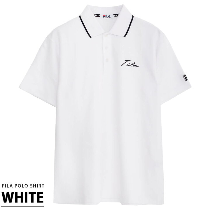 楽天市場】【クーポンで30%OFF!】 FILA フィラ ポロシャツ 半袖 メンズ  