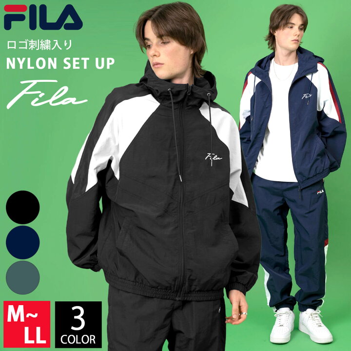 楽天市場】FILA フィラ ジャージ 上下 セット セットアップ メンズ 