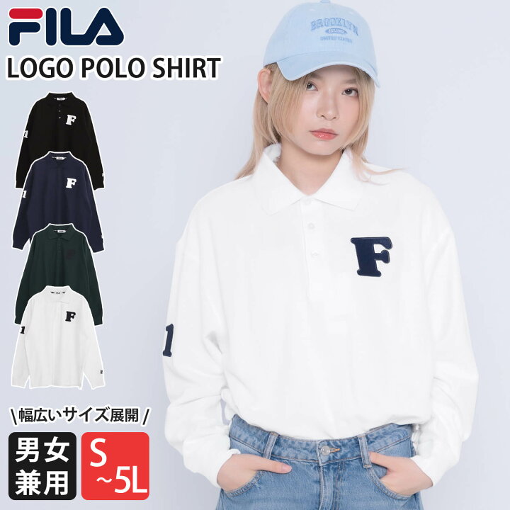 楽天市場】FILA フィラ ポロシャツ レディース メンズ 長袖 トップス 