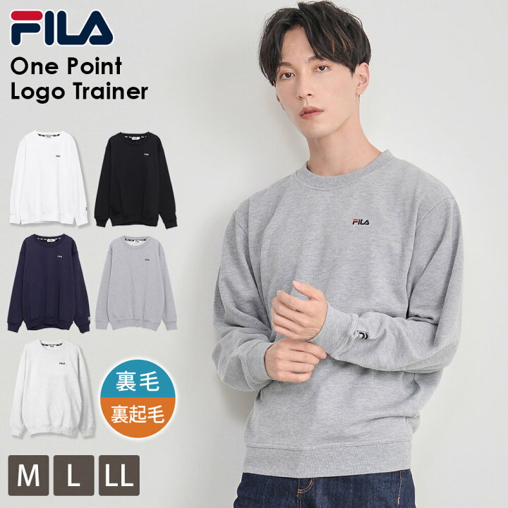楽天市場】FILA フィラ トレーナー スウェットトレーナー メンズ 