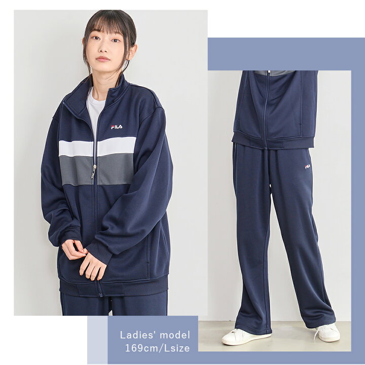 市場 Fila ブランド ジャージパンツ 長袖 刺繍 セットアップ ロングパンツ メンズ フィラ ランニングウェア レディース スポーツウェア 上下セット ロゴ ジャージ
