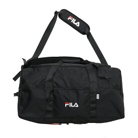 FILA フィラ ボストンバッグ 大容量 約50L 3way ショルダーバッグ リュック 軽い 修学旅行 バッグ 林間学校 メンズ レディース ポケット 部活 合宿 キャンプ 1〜2泊 男子 女子 小学生 中学生 高校生 スポーツブランド 黒 グレー 紺 karlas別注