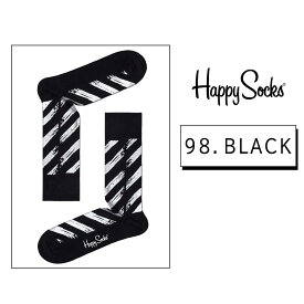 【楽天スーパーSALE限定 20%OFF】 HappySocks ハッピーソックス レディース 靴下 クルー丈 クルーソックス 総柄 派手 ソックス ユニセックス 女性 綿混 かわいい おしゃれ ブランド ブランドロゴ 大きいサイズ ボーダー ブラック ホワイト プレゼント ギフト