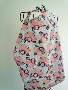 【1000円ポッキリ】 ワイド ナージングケープ フローラル 大きめ ワイヤー 授乳カバー 授乳ケープ 綿100% Baby Product 出産祝い 出産準備品 プレゼント ギフト karlas