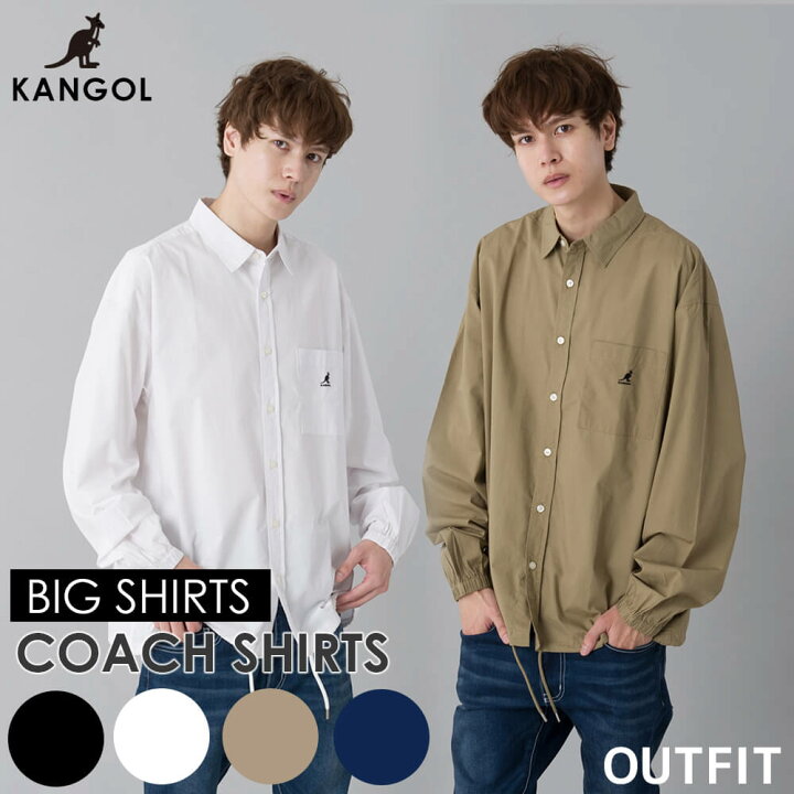 楽天市場 ポイント5倍 Kangol カンゴール コーチシャツトップス おしゃれ 人気 ブランド 白 紺 赤 夏 メンズファッション 韓流 カジュアル ギフト ストリートファッション 実用的 プレゼント Outfit スポーツファッション専門 Outfit