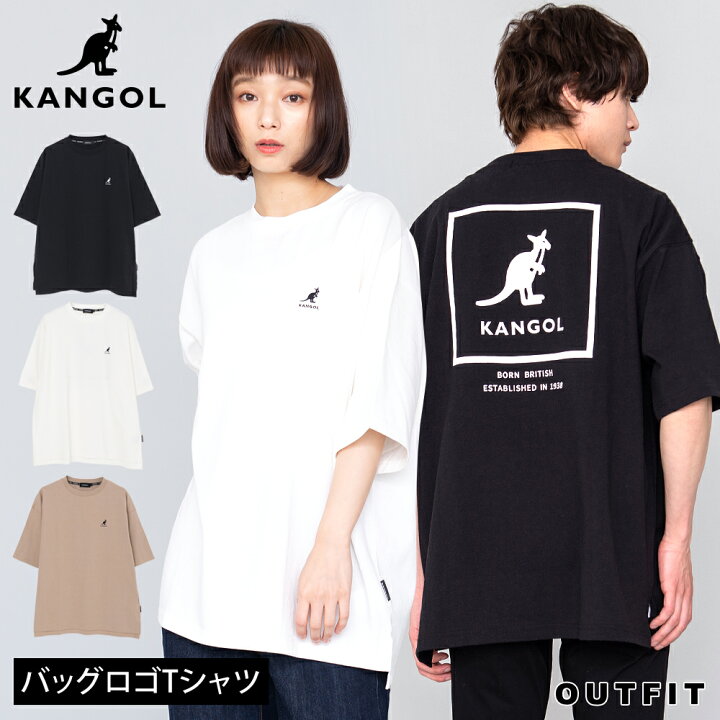 楽天市場 Kangol カンゴール バックロゴtシャツ メンズ 半袖 Tシャツ 綿100 コットン ロゴ カジュアル ゆったり 大きめ ブランド 丸首 男女兼用 ユニセックス おしゃれ オシャレ かっこいい ストリート 夏 人気 黒 白 ベージュ プレゼント ギフト 中学生 高校生 Outfit