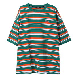 KANGOL カンゴール tシャツ メンズ レディース ブランド 半袖 春 夏 5分丈 綿100 クルーネック 薄手 ロゴ ボーダー ゆったり 大きめ オーバーサイズ カジュアル おしゃれ かっこいい ベージュ ブルー グリーン 中学生 高校生 karlas