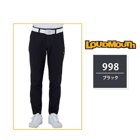 LOUDMOUTH ラウドマウス ゴルフウェア ゴルフパンツ ロングパンツ メンズ テーパードパンツ 大きいサイズ 4WAYストレッチ UVカット 吸汗速乾 ブランド M L LL XL スポーツ シャーリング シンプル おしゃれ カジュアル 春 秋 karlas
