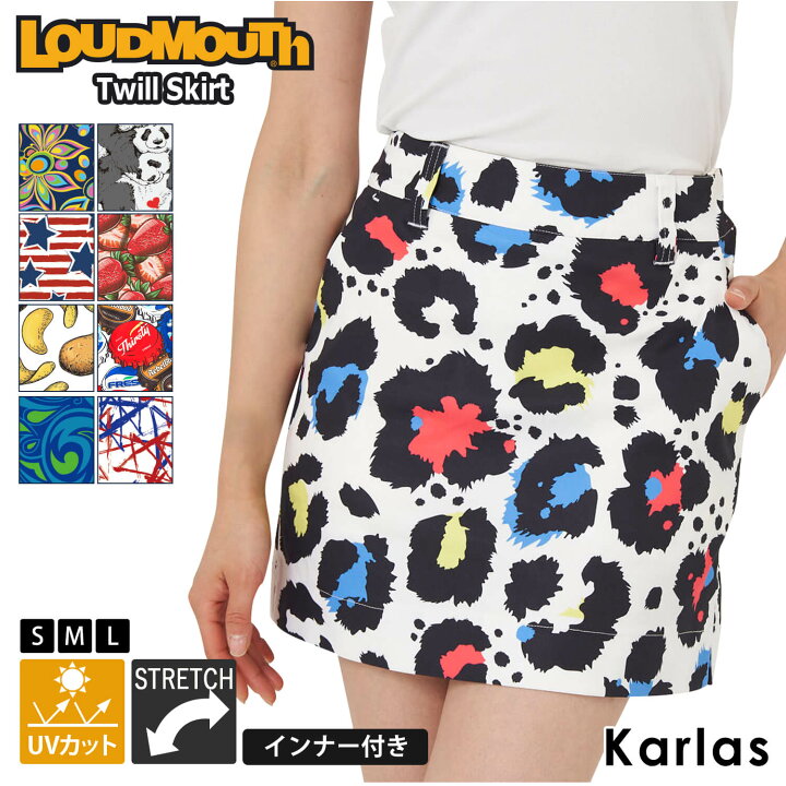 楽天市場】【クーポンで半額!】 ラウドマウス ゴルフウェア スカート  