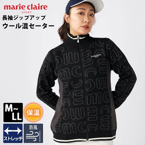 y݌ɔs!z marie claire GOLF }N[ StEFA Z[^[ fB[X  WbvAbv jbg nClbN uh S H ~ E[ ۉ Xgb` Lk y  