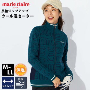 y݌ɔs!z marie claire GOLF }N[ StEFA Z[^[ fB[X  WbvAbv jbg nClbN uh S H ~ E[ ۉ Xgb` Lk y  