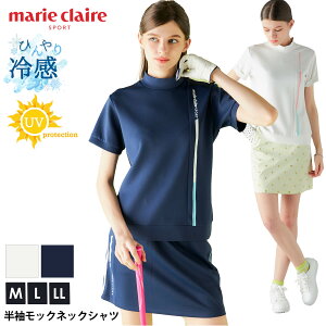 y݌ɏ!z }N[ marie claire GOLF Vc fB[X StEFA bNlbN ڐG⊴ Ђ UVJbg Ă΍ y _{[jbg TVc nClbN ׌ 