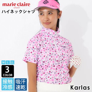 y݌ɏ!z marie claire GOLF }N[ StEFA  Vc fB[X uh t  z ڐG⊴ n[tWbv nClbN  M L LL  X|[c 2024SS