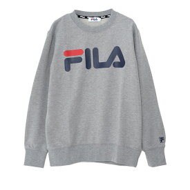 FILA フィラ トレーナー レディース メンズ ユニセックス スウェットトレーナー 裏毛 裏起毛 韓国 ブランド クルーネック ビッグロゴ プリント 春 秋 冬 スポーツブランド 長袖 部屋着 ルームウェア おしゃれ かわいい ペア スエット トップス 学生 2023fw