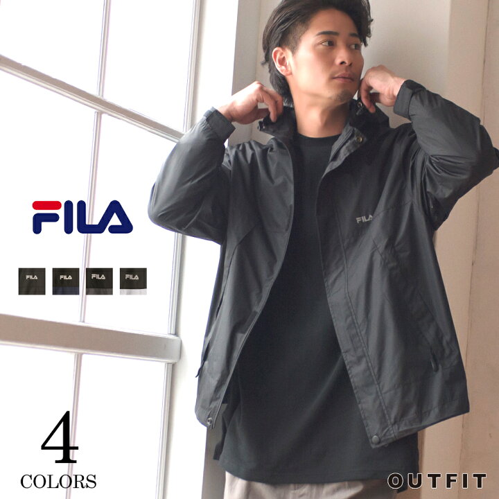 楽天市場 Fila フィラ メンズ 裏メッシュパーカー トップス ナイロンジャケット スポーツウェア トレーニングウェア ウィンドブレーカー ライトアウター シンプル 防寒 春 秋 ブラック ネイビー シルバーグレー チャコール ブランド 人気 おしゃれ プレゼント 中学生