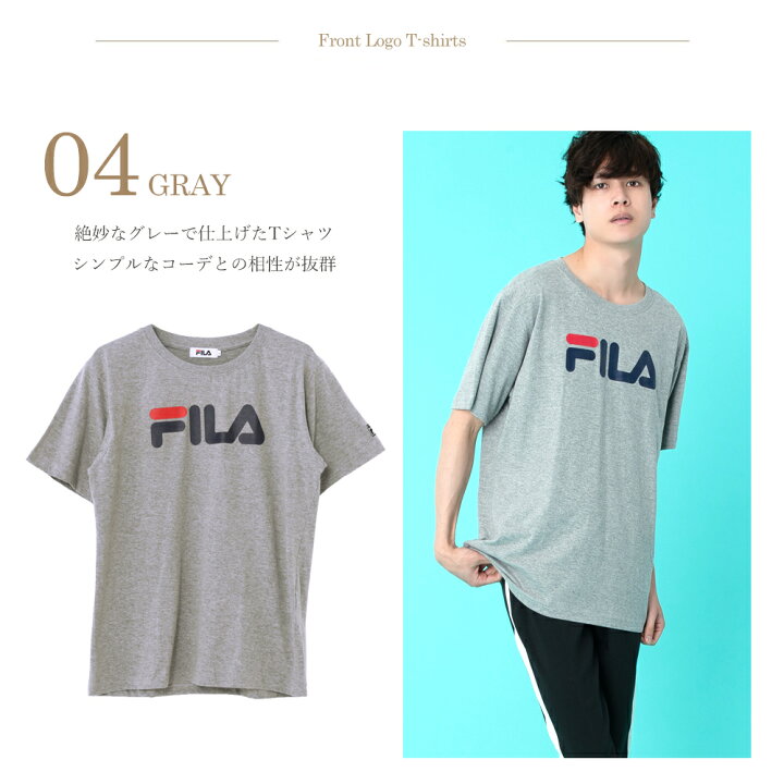 楽天市場 ポイント5倍 Fila フィラ Tシャツ レディース 半袖 スポーツ Tシャツ Fila 無地 Bts 大人かわいい おもしろ シンプル ブランド 人気 ペアルック 白 ホワイト 黒 ブラック ネイビー グレー プリント 夏 注目 プレゼント ギフト Outfit スポーツ