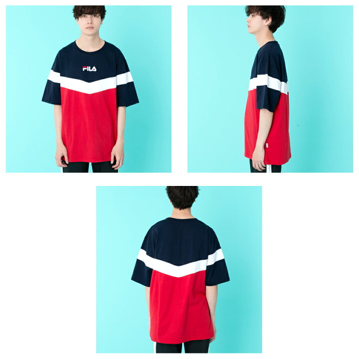 華麗 Fila フィラ メンズ 切替tシャツ レディース Tシャツ高校生 中学生 小学生 スポーツブランド 女の子かっこいい かわいい おしゃれ 半袖 切り替え ブランドtシャツ キッズ カジュアル ペア お揃い Outfit 実用的 ギフト プレゼント Www Tonna Com