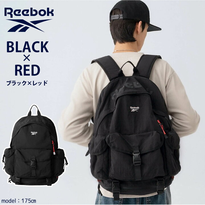 15 OFFセール Reebok リーボック リュック 約20L a4 軽量 軽い 丈夫 2層式 分離収納 PC収納 メンズ レディース 通学 学生 高校生 通勤 大人 リュックサック バックパック ロゴ シンプル アウトドア ブランド 旅行 登山 黒 karlas別注 2025 Karlas カルラス