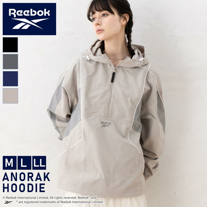 楽天市場】【30%OFFセール】 Reebok リーボック アノラックパーカー 