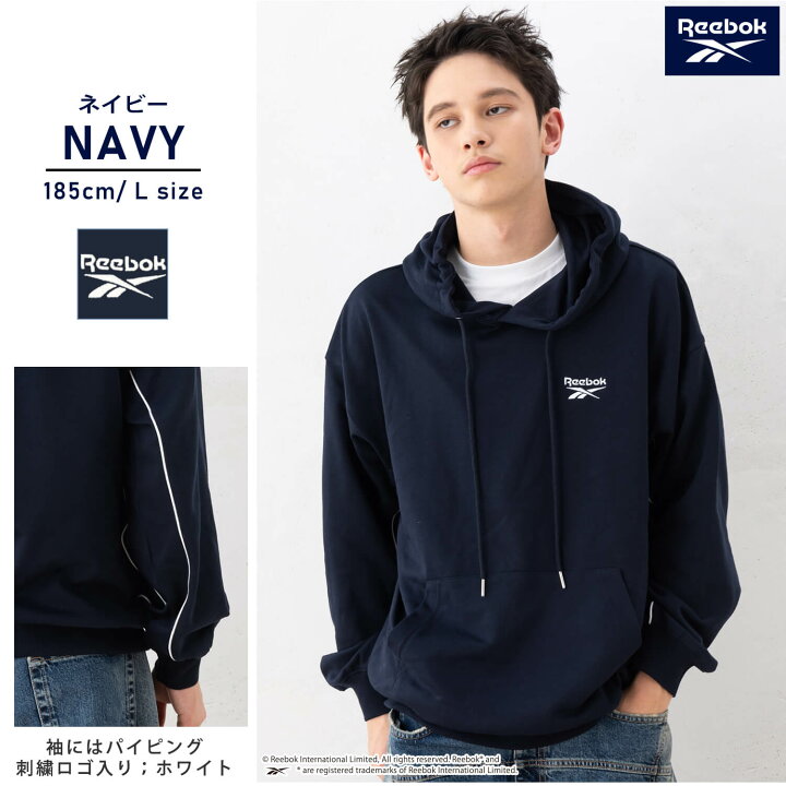楽天市場】【クーポンで40%OFF】 Reebok リーボック パーカー 