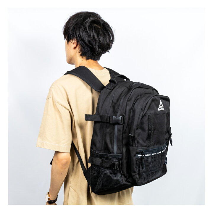 楽天市場 リーボック Reebok リュック 大容量 メンズ レディース 通学 おしゃれ スポーツリュック 女子 男子 リュックサック 大きめ 旅行 アウトドア ブランド カジュアル ロゴ 黒 白 ネイビー スポーツ シンプル バッグギフト プレゼント 中学生 高校生 Karlas Karlas