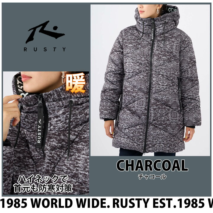 楽天市場】ジャケット レディース スタンドジャケット RUSTY ラスティ 