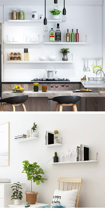 楽天市場 ウォールシェルフ 3点セット 取り付け コーナー 白 ホワイトフック 壁掛け棚 ウォールラック 壁 棚 棚板 収納 ラック シェルフ おしゃれ Diy かざり棚 壁面収納 壁掛け 北欧 ナチュラル雑貨 ウォールラック シンプル おしゃれ かっこいい パステル Outgreen Life