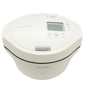 シャープ ヘルシオ ホットクック KN-HW24G 2〜6人用 2.4L容量 ホワイト [中古][良い(B)]