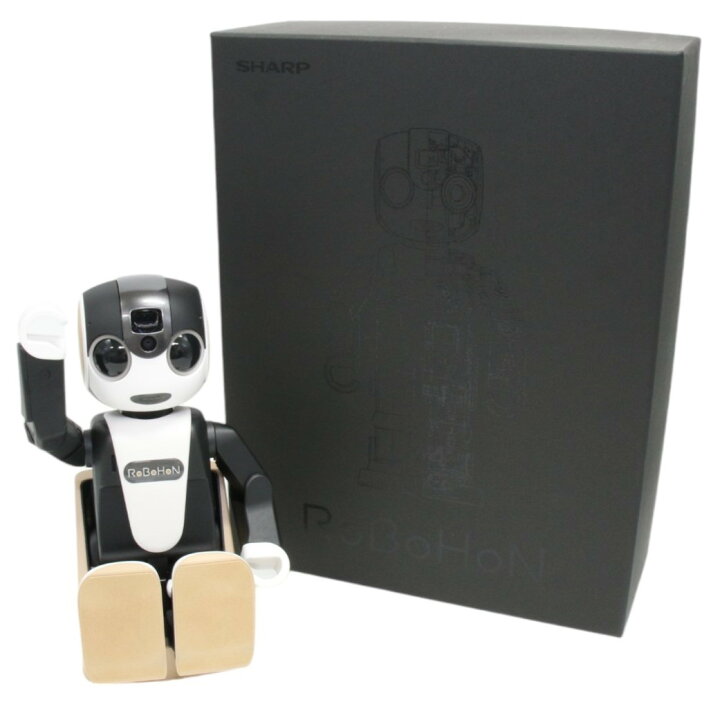 楽天市場】[中古] シャープ ロボット電話 ロボホン sr-01m-w [非常に  