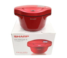 [中古] [C：内鍋/蒸しトレイなし]シャープ 水なし自動調理鍋 2.4L レッド系SHARP ヘルシオホットクック KN-HW24F-R [可(C)]