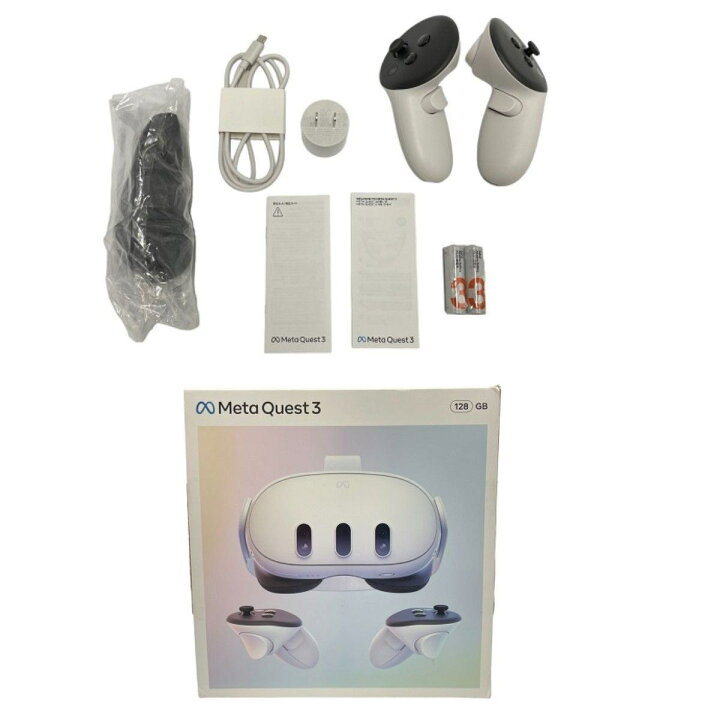 楽天市場】[中古] Meta Quest 3(メタクエスト) 128GB VRヘッドセット 