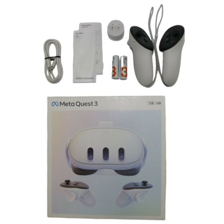 楽天市場】[中古] Meta Quest 3(メタクエスト) 128GB VRヘッドセット 